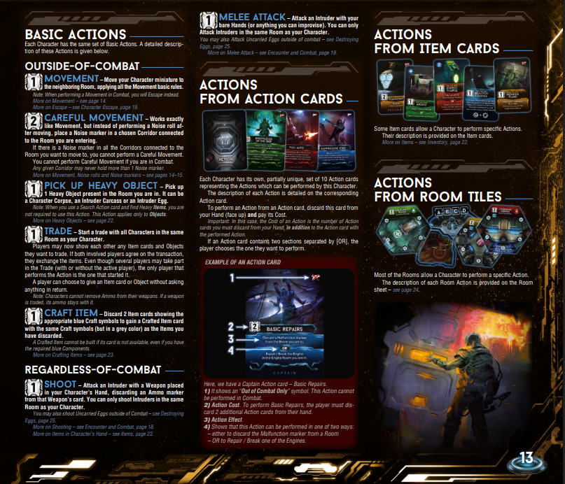 Basic Actions & Action Cards